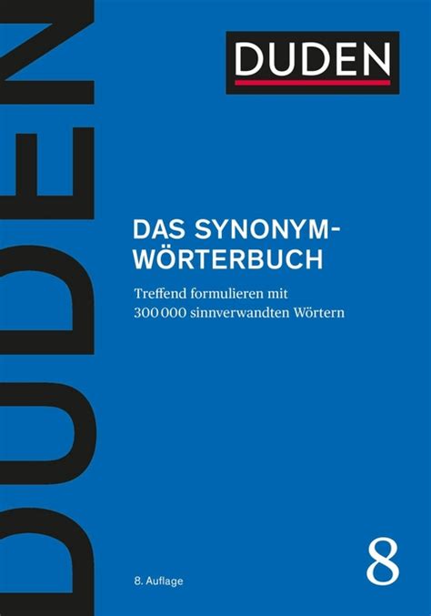duden synonymwörterbuch.